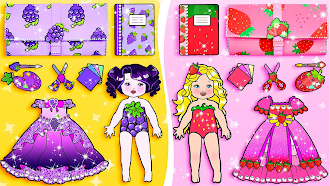 Game screenshot Paper Dolls Diary DIY Dress Up mod apk