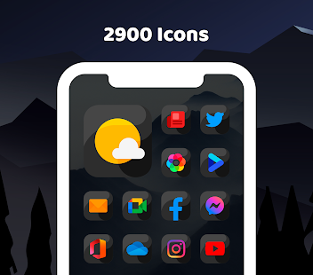 Anubis Black Icon Pack v1.9 APK Patched