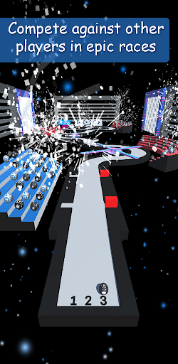 Android application Fun Balls Race screenshort