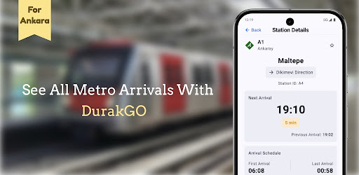 DurakGO: Ankara Metro Arrivals