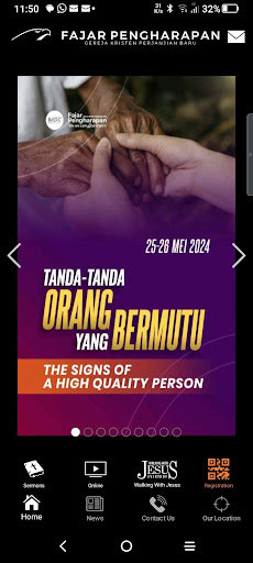 Android application GKPB Fajar Pengharapan screenshort