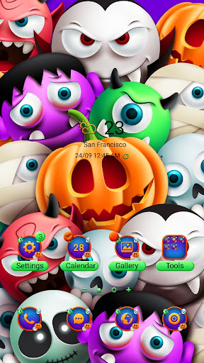 Android application Halloween Monster - Wallpaper screenshort