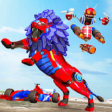 Lion Robot Transformation Game icon