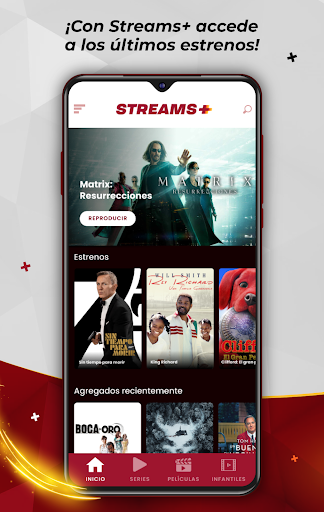 Android application Streamsmas screenshort