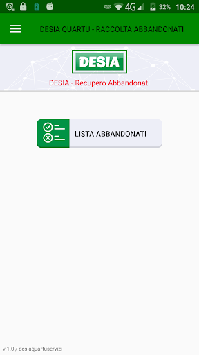 Android application DESIAQUARTU - RAC. ABBANDONATI screenshort
