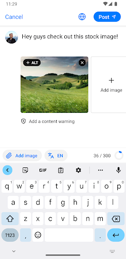 Graysky, a Bluesky client Screen 3