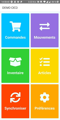 Android application Stock'R screenshort