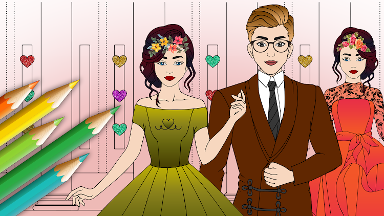 Wedding Coloring Dressup Book - 1.2 - (Android)