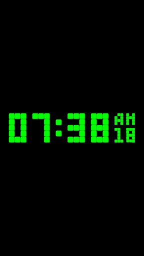 Android application Animated Digital Clock-7 screenshort