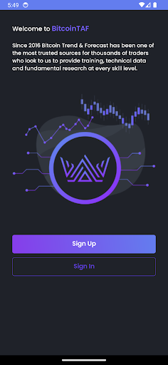 BitcoinTAF Screen 2