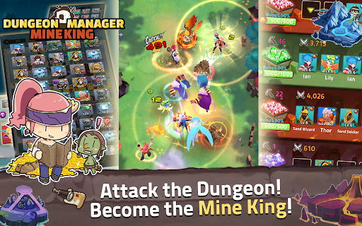 Dungeon Manager : Mine King - Role Playing - games