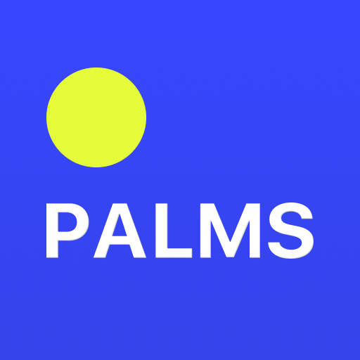 PALMS. logo