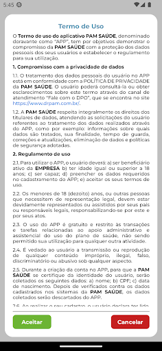 Pam Saúde - Cliente Screen 3