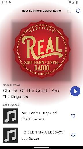 Android application Real Southern Gospel Radio screenshort