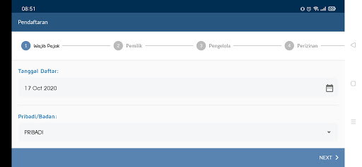 Android application Simpatda screenshort