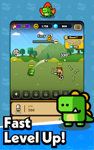 Captura 9 Hero Dino: Idle RPG android
