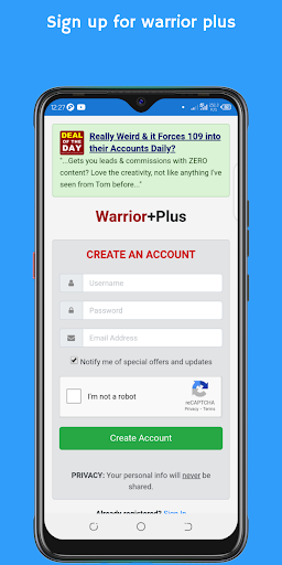 Warriorplus App
