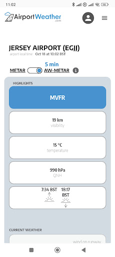 AirportWeather.com Screen 3