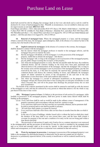 Property Sale and Purchase Property Transfer Act