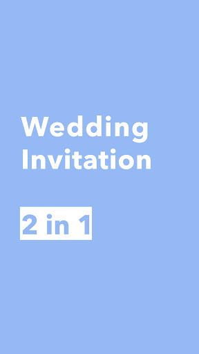Android application WedApp - Wedding Invitations screenshort