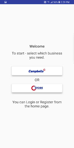 Android application Campbells & C-Store: Wholesale screenshort