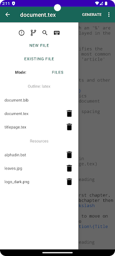 Screenshot of VerbTeX Pro LaTeX Editor