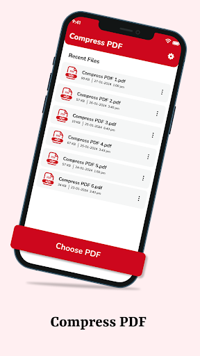 Compress PDF: Reduce PDF Size Screen 2