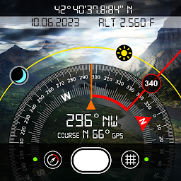 Imagen de ícono de Compass 22G (GPS Camera)