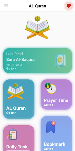 Android application Al Quran - Your Daily Guide screenshort