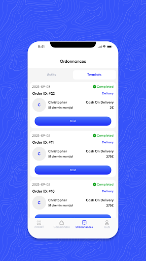 Runpharmaexpress Livreur Screen 3