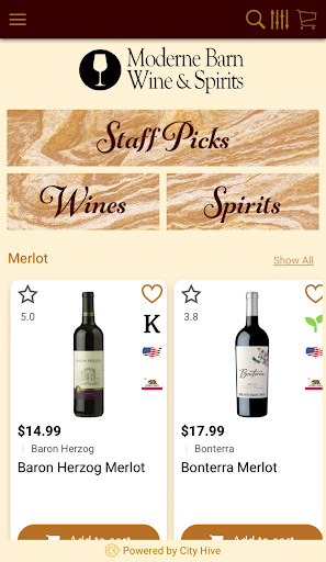 Moderne Barn Wines & Spirits Screen 3