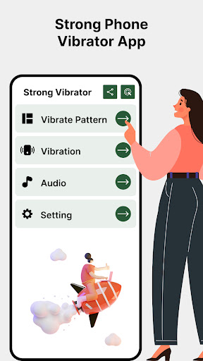 Android application Strong Phone Vibration screenshort