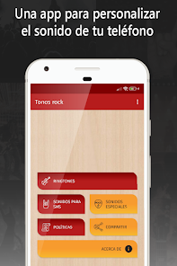 Captura de Pantalla 1 tonos rock para celular android