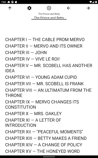 Book, The Prince and Betty Screen 3