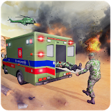 US Army Ambulance Rescue Game. icon