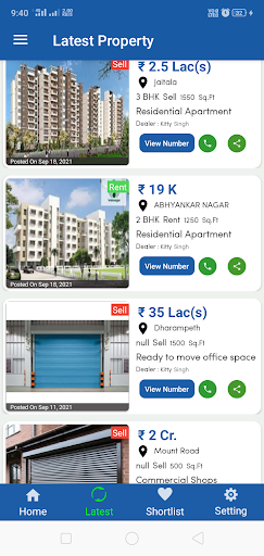 Nesting India Buy,Sell,Rent,PG Screen 3