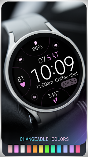 Simple Rose Gold watch face Screen 3