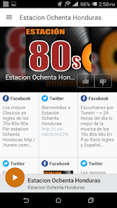 Screenshot 1 Estacion Ochenta Honduras android