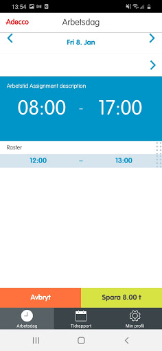 AdeccoTime Screen 3