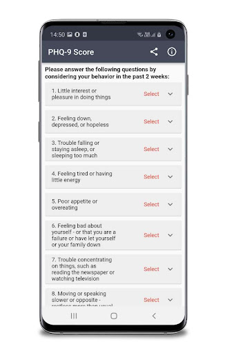 PHQ-9 Score: Depression Test Screen 2
