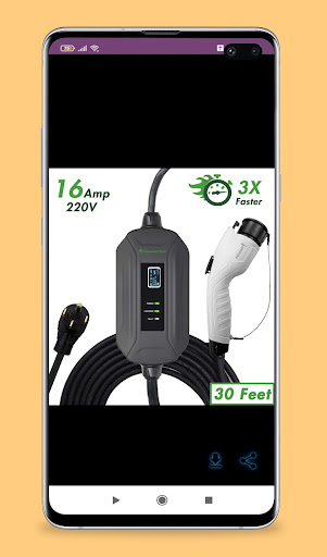 Android application portable electric guide screenshort