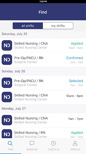 NurseDash Screen 2