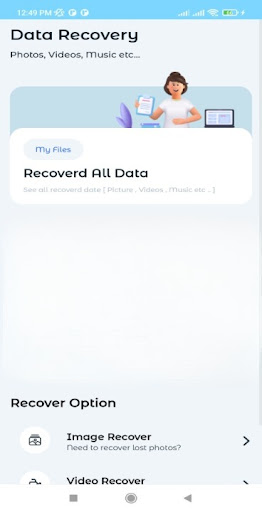 Data Recovery & Restore App Screen 3