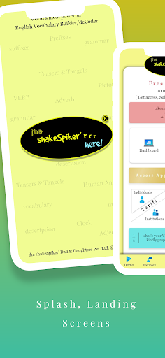 Android application shakespiker: vocabularybuilder screenshort