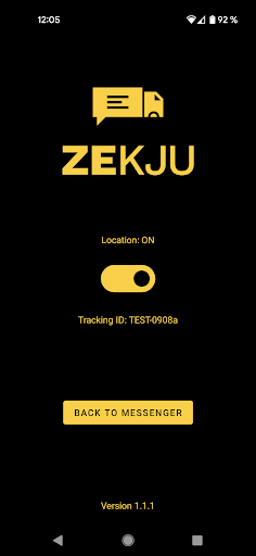 ZeKju Tracking Companion Screen 2