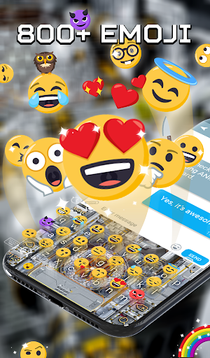 3D Wallpaper + Keyboard Sci Fi Screen 3