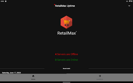 RetailMax - Uptime Screen 3