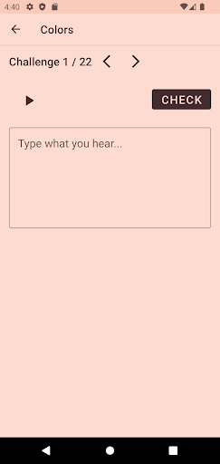 Screenshot of EDictation - English Dictation