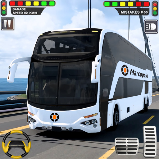 Coach Bus Driving Game: Bus 3D Unduh di Windows