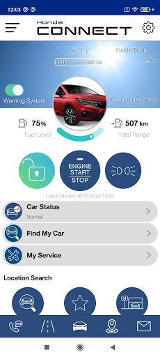 Honda CONNECT Malaysia Screen 2